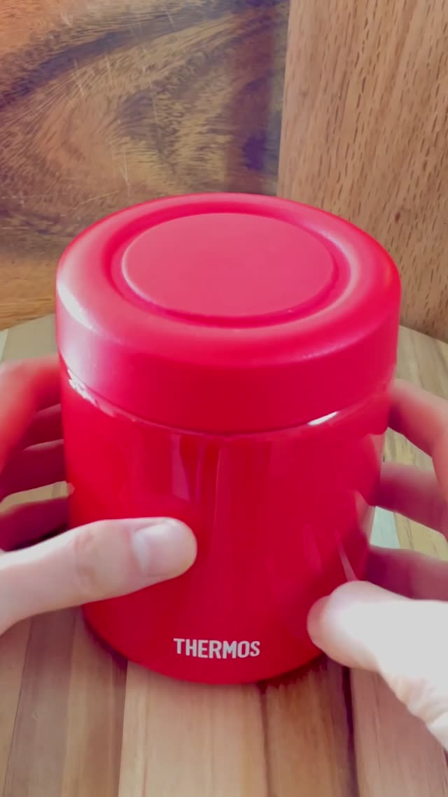 【サーモス】真空断熱スープジャー 400ml レッド JBR-400 R (THERMOS)