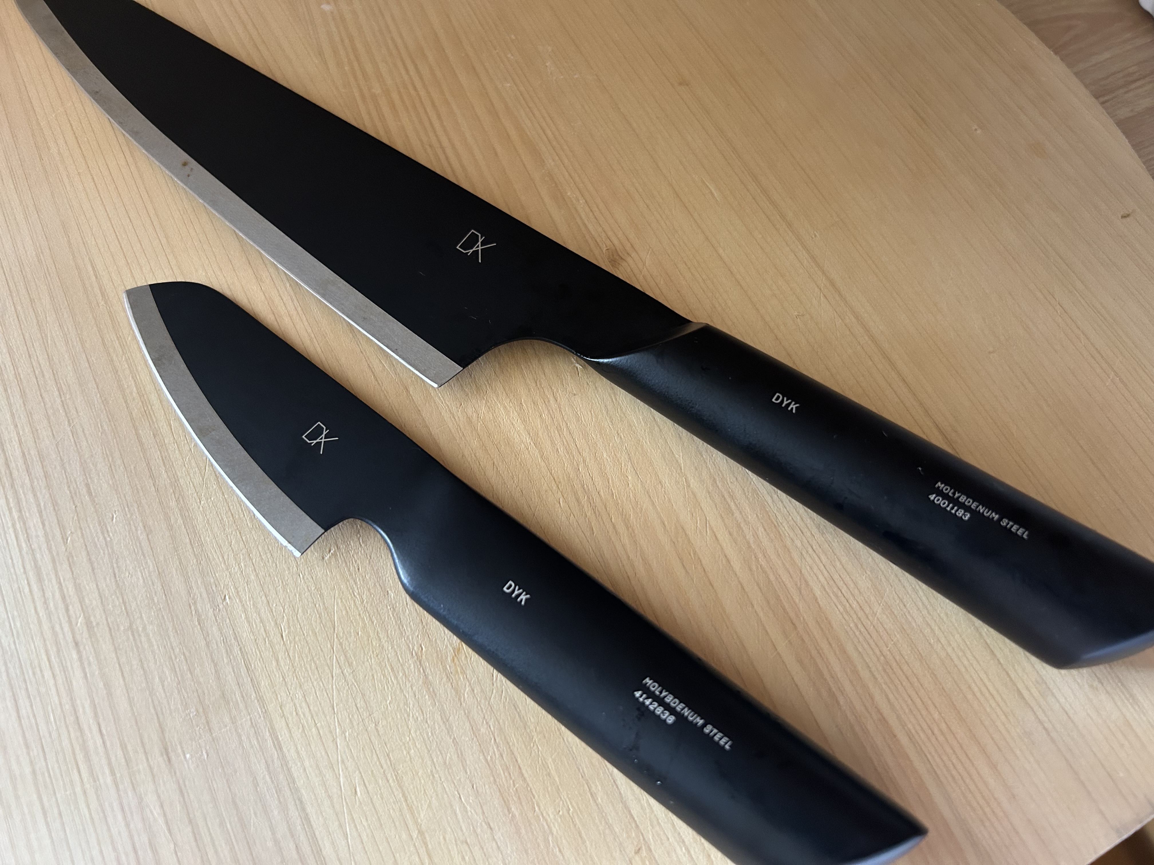 【DYK】(ダイク) オールステンレス 三徳包丁 ブラック