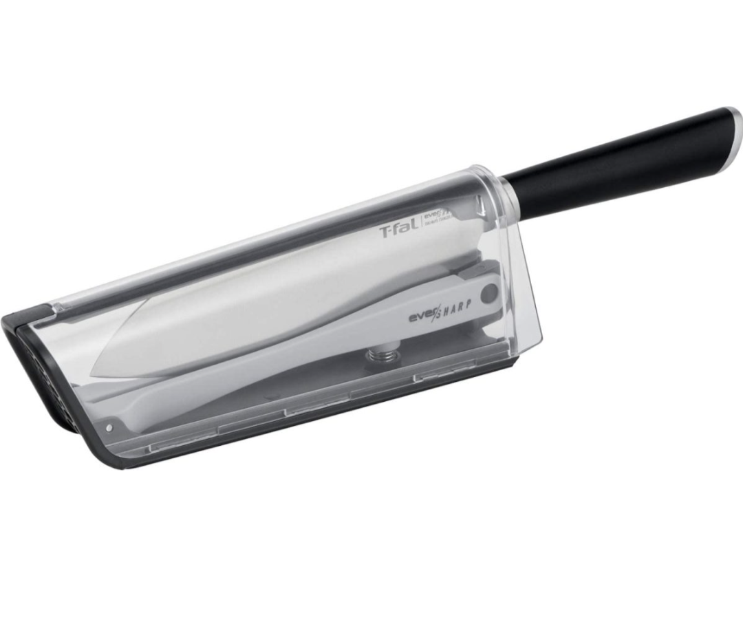 【ティファール】 三徳包丁 三徳ナイフ 16.5cm エバーシャープ K255S2 シルバー+黒