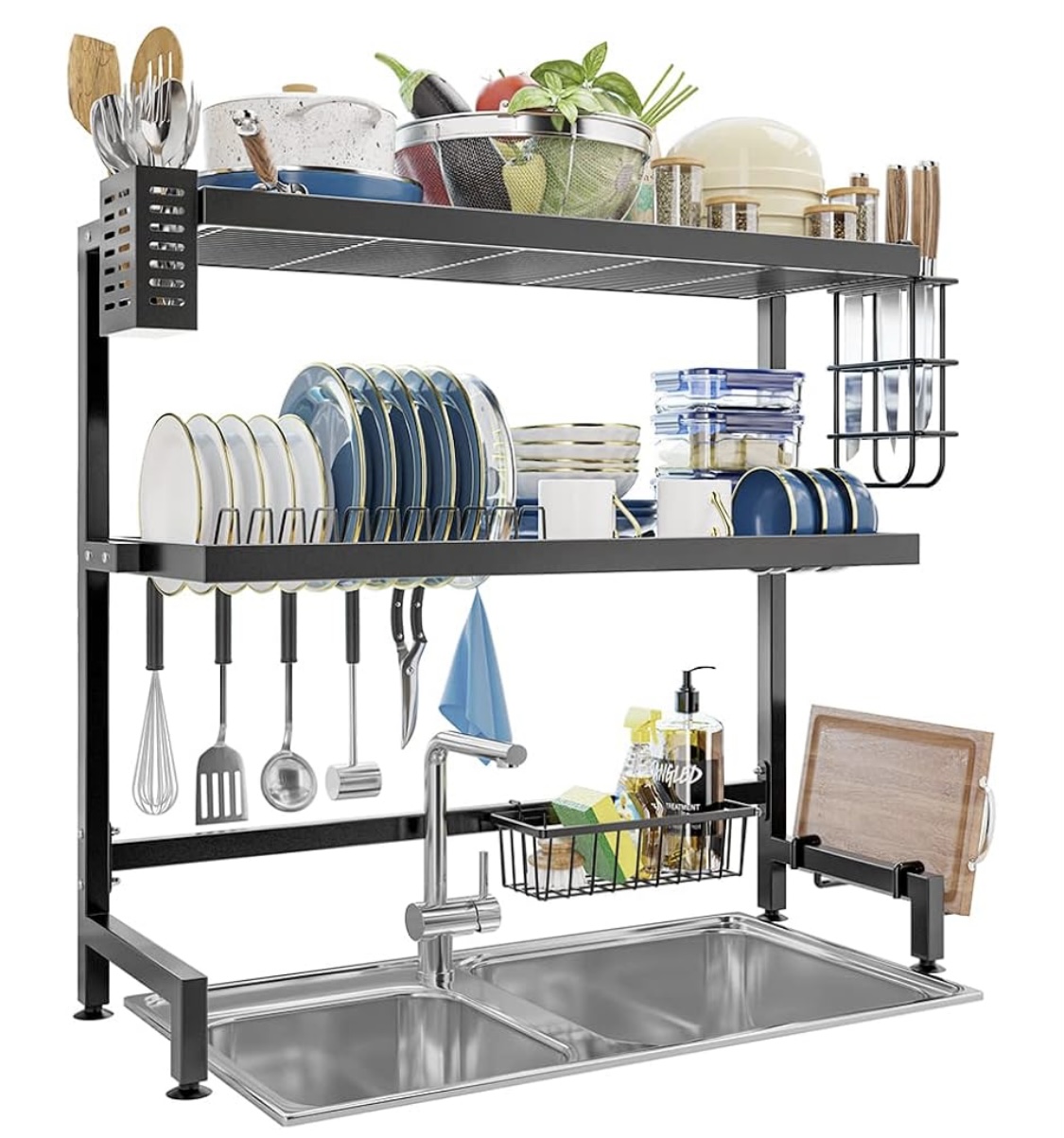 【NETEL】シンク上水切りラック