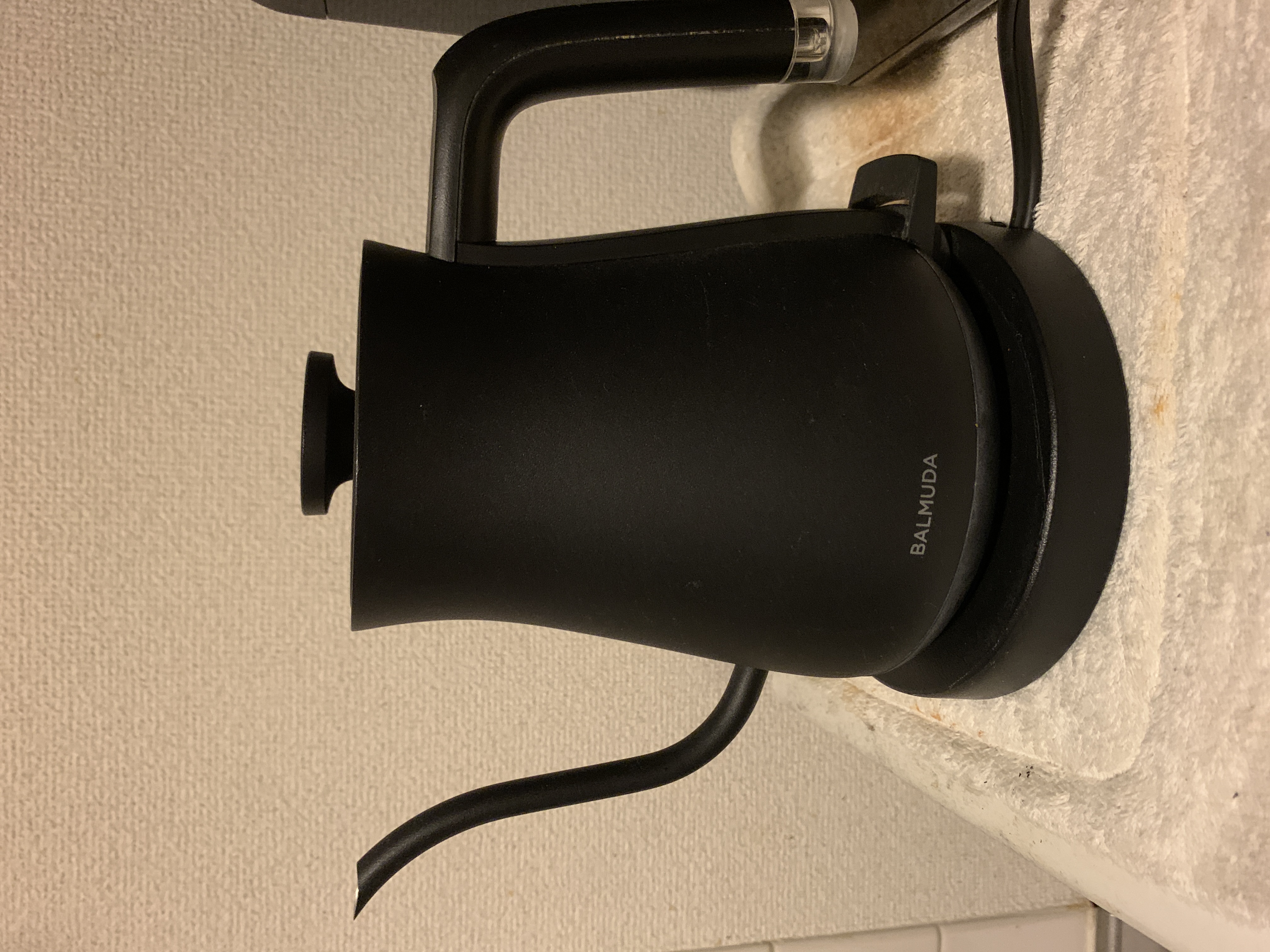 【BALMUDA】 ザ・ポット｜電気ケトル ブラック