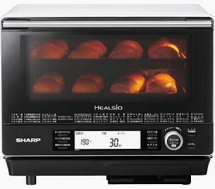 【SHARP】 ヘルシオ 30L 2段調理タイプ ホワイト AX-XJ600W