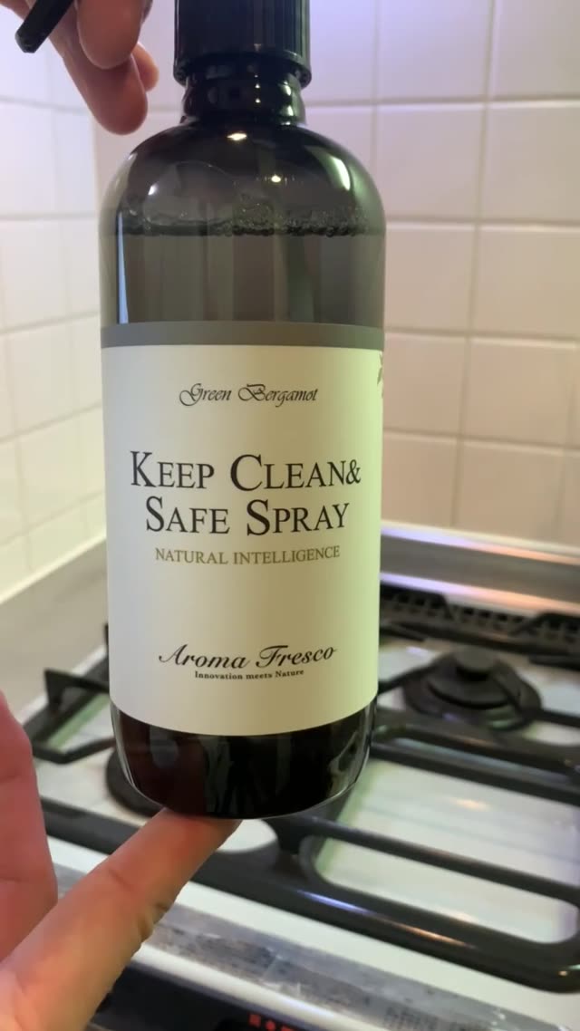 【Aroma Fresco】アロマフレスコキーピング クリーン&セーフスプレー グリーン･ベルガモッ