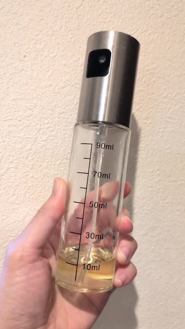 【LayYun】オイルスプレーボトル　90mlガラス製