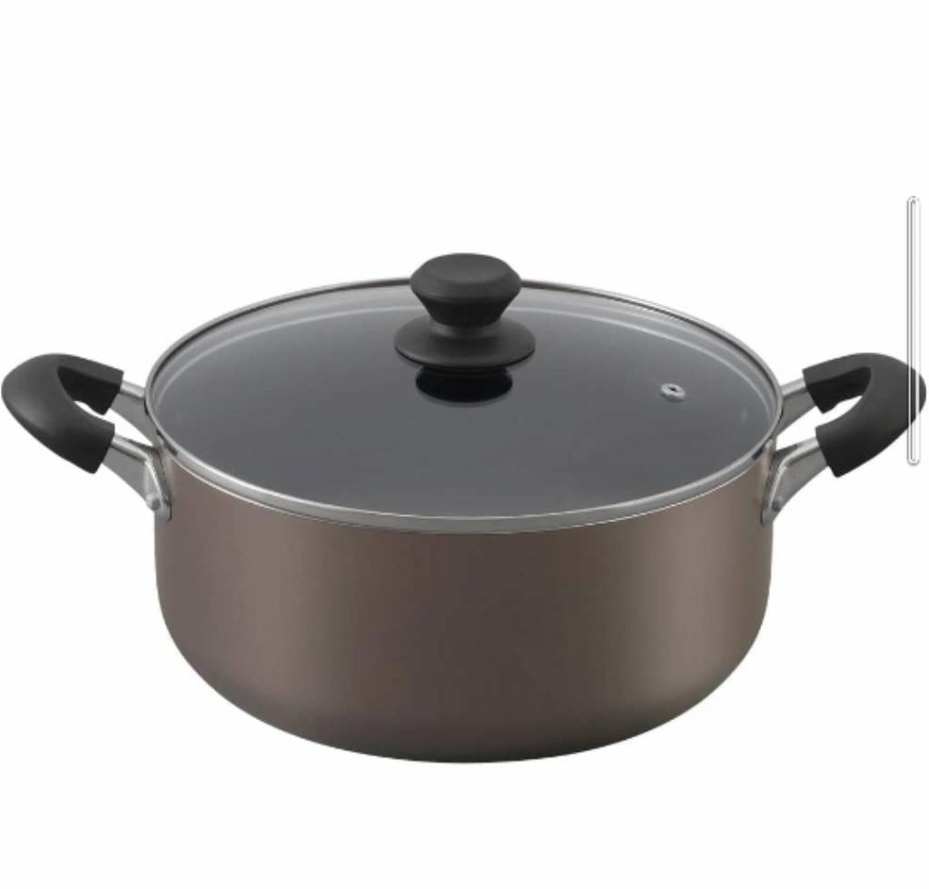 【アイリスオーヤマ】 両手鍋 24㎝ 鍋 蓋つき ガス火/IH対応 ガラス蓋付き ダイヤモンドコート